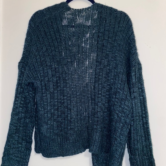 PacSun Dark Green Cardigan - Picture 2 of 3
